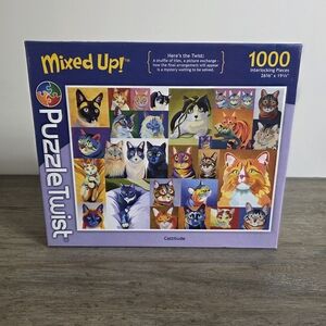 Puzzle Twist Mixed Up! Cat Jigsaw Puzzle